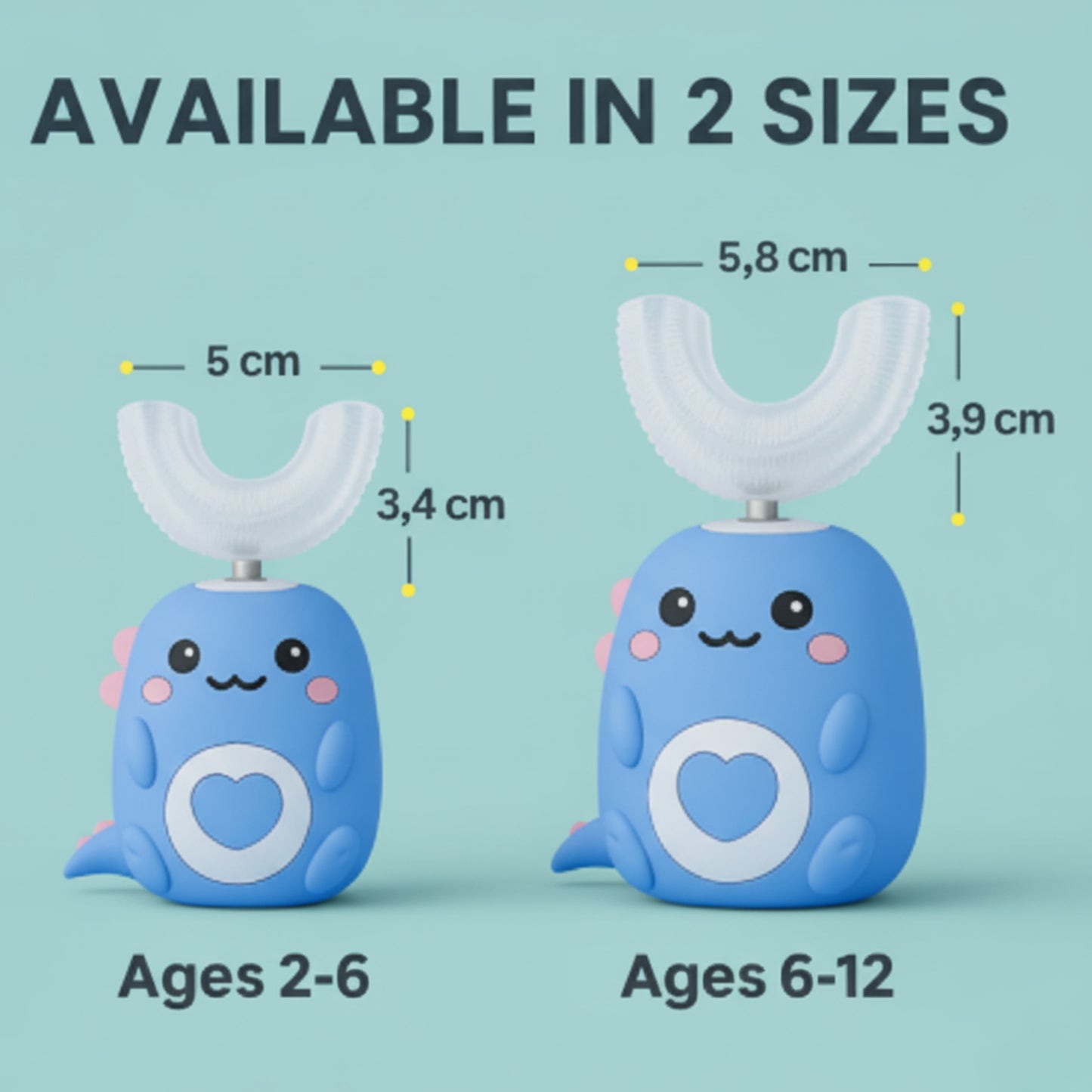 Todlluxe™ 360° Ultrasonic Toothbrush